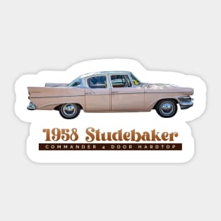 1958 Studebaker Commander 4 Door Hardtop Sticker